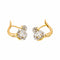 Boucles d'oreilles Boucles d'oreilles Dormeuses Or jaune, Platine Diamant 58 Facettes 4745028CN