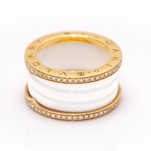 Bague 54 Bague BVLGARI B.ZERO 1 avec diamants 58 Facettes D361635UZ