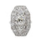 Bague 46 Bague Art déco Or blanc, Platine Diamant 58 Facettes 3358945CN