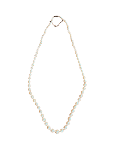Collier Collier grandes et petites perles de culture fermoir or blanc 55,5 cm 58 Facettes