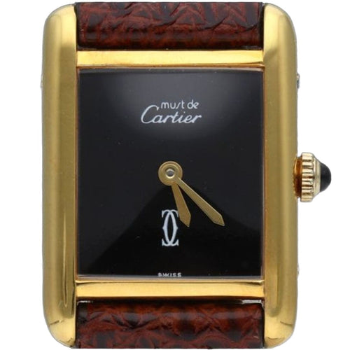 Montre Cartier Montre Tank Vermeil 58 Facettes MT42361