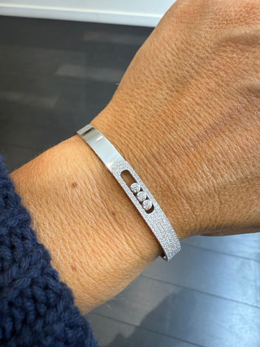 Bracelet MESSIKA - Bangle Move Noa PM Semi Pavé 58 Facettes 1.0000887/2