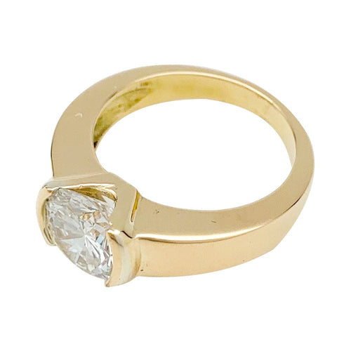 Bague 54 Bague en or jaune, diamants 2,09 cts G/VVS1. 58 Facettes 29578