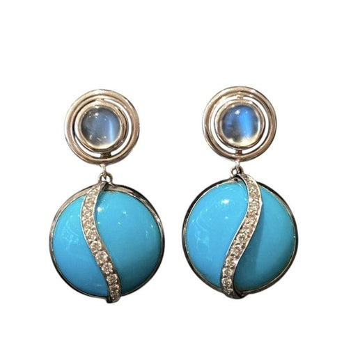 Boucles d'oreilles Boucles d’oreilles en or blanc 58 Facettes