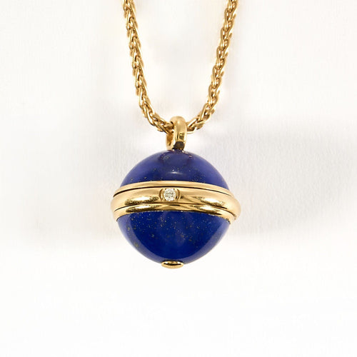 Collier PIAGET - Collier Possession or jaune lapiz lazuli 58 Facettes