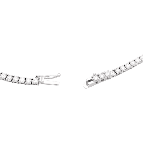 Collier Collier rivière or blanc et diamants. 58 Facettes 34485