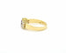 Bague en or jaune avec rubis de 0,50 ct et diamants