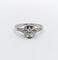 Ring 52.5 Ring Solitaire Art Deco in platinum and old-cut diamond 1.40 carat 58 Facettes A06491