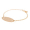 Ginette NY Bracelet Sequin Or rose 58 Facettes 2656021CN