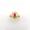 Bague 48 Bague or rubis & diamants 58 Facettes