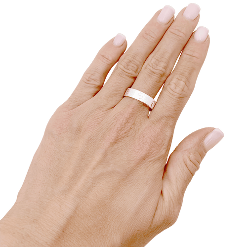 Bague 56 Bague Cartier "Love" or blanc. 58 Facettes 34666