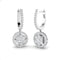 Boucles d'oreilles Boucles d’oreilles fleurs pendantes or et diamants 58 Facettes