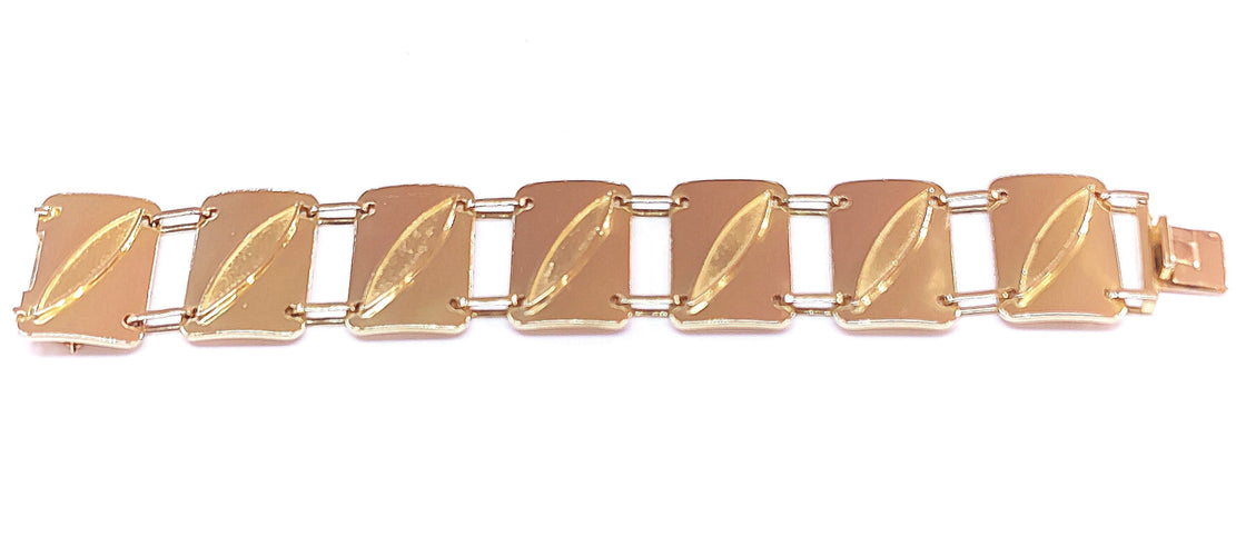 Bracelet Bracelet or jaune Années 70 58 Facettes RA/115