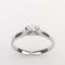 Bague 52 Solitaire en or blanc et Diamant 58 Facettes