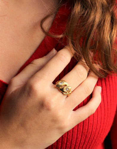 Bague 53 Bague Serpents XIXe 58 Facettes 426