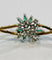 Bracelet Bracelet ancien or jaune, émeraudes et diamants 58 Facettes
