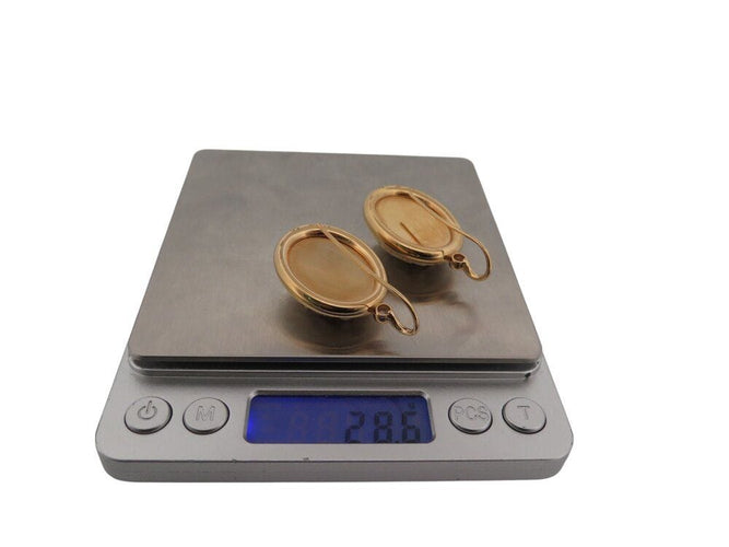 Boucles d'oreilles boucles d'oreilles POMELLATO victoria engraved or jaune 18k agate 58 Facettes 268835