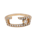 Bague 56 Rose gold ring with diamonds 58 Facettes E363471C