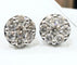 Boucles d'oreilles Puces d’oreilles en or blanc et diamants naturels 58 Facettes