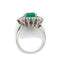 Bague 53 Bague émeraude de Colombie "Merveilleuse" - platine, diamants et émeraude - certifiée 58 Facettes 227