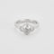 Bague 53 Bague solitaire en or blanc et diamants 58 Facettes LJ28