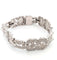Bracelet Bracelet Art Déco en platine massif avec diamants 58 Facettes