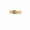 Bague 54 Solitaire en diamants serti clos or jaune 58 Facettes