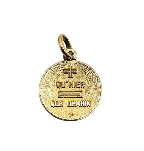 Pendentif AUGIS - Médaille d'Amour or jaune 58 Facettes 685