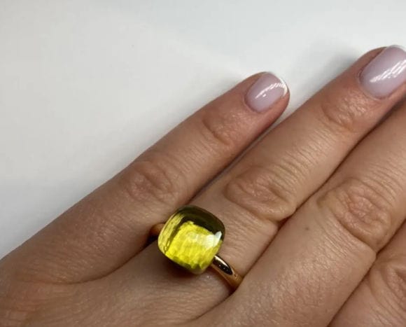 Bague 52 POMELLATO - Bague NUDO ou rose et quartz 58 Facettes NUDO