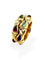 Bague 55 CHOPARD. Collection "Casmir", bague or et pierres de couleur 58 Facettes