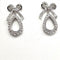 Boucles d'oreilles Boucles d'oreilles en platine avec diamants 58 Facettes