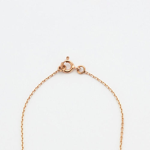 Collier Collier or rose serti de saphir multi-couleur 58 Facettes