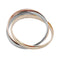 Bracelet Bracelet Cartier, "Trinity", trois ors. 58 Facettes 35152