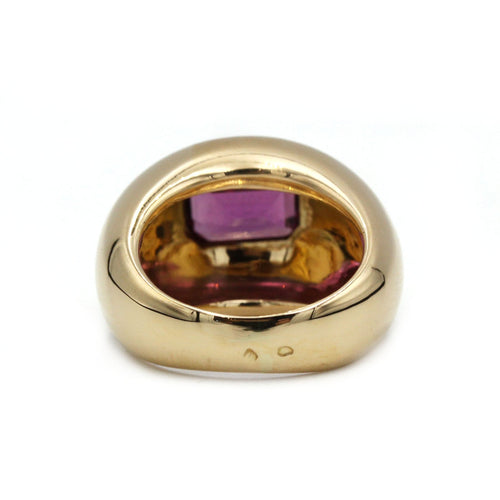 Bague 53 Bague Or Jaune & Grenat Rhodolite 58 Facettes 250049SP