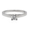 Bague 53 Bague Solitaire Or blanc Diamant 58 Facettes 578752RV