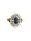Bague 52.5 Bague en or jaune saphir et diamants 58 Facettes