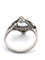 Bague 54 Bague en platine avec aigue-marine et diamants 58 Facettes