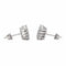 Boucles d'oreilles Boucles d'oreilles Puces Or blanc Diamant 58 Facettes 4061321CN