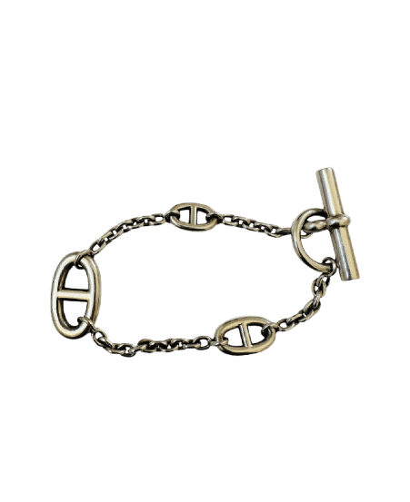 Bracelet HERMÈS - Bracelet Farandole en argent massif 58 Facettes