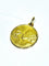 Pendentif Médaille or jaune Ange et Colombe 58 Facettes