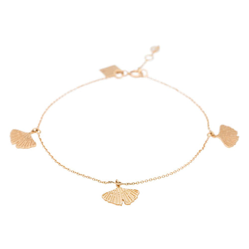 Bracelet Bracelet Ginette NY Gingko Or rose 58 Facettes 2682439CN