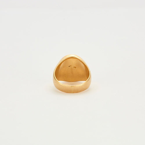 Bague 49 Chevalière à décor d'armoiries 58 Facettes