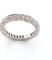 Bague 54 Bague en platine avec diamants 58 Facettes