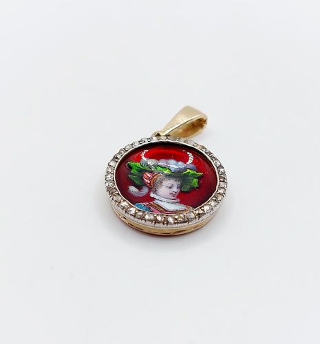 Pendentif Pendentif victorien or et diamants 58 Facettes A04181