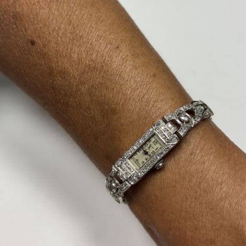 Montre Montre Art Déco diamants 58 Facettes 14538