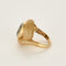 Bague 55 Importante bague en or rose, aigue marine 58 Facettes LJBAV5