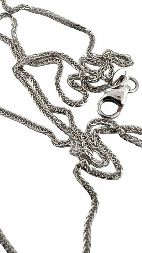 Collier Collier or blanc solitaire diamant 0,52 carat 58 Facettes