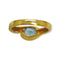 Bague 55 Bague or jaune et topaze bleue 58 Facettes 330081548