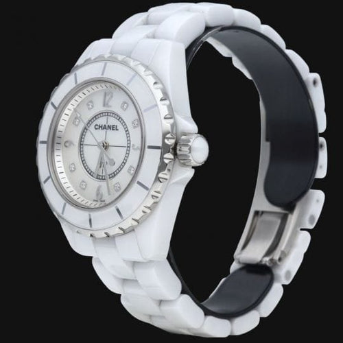 Montre Chanel Montre J12 29Mm Nacre Quartz 58 Facettes MT44571