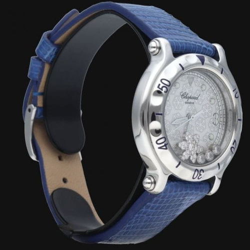 Montre Chopard Montre Happy Sport Snowflake 58 Facettes MT40959